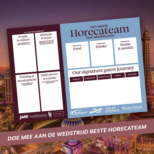 Wedstrijdposter Beste Horecateam van Nederland